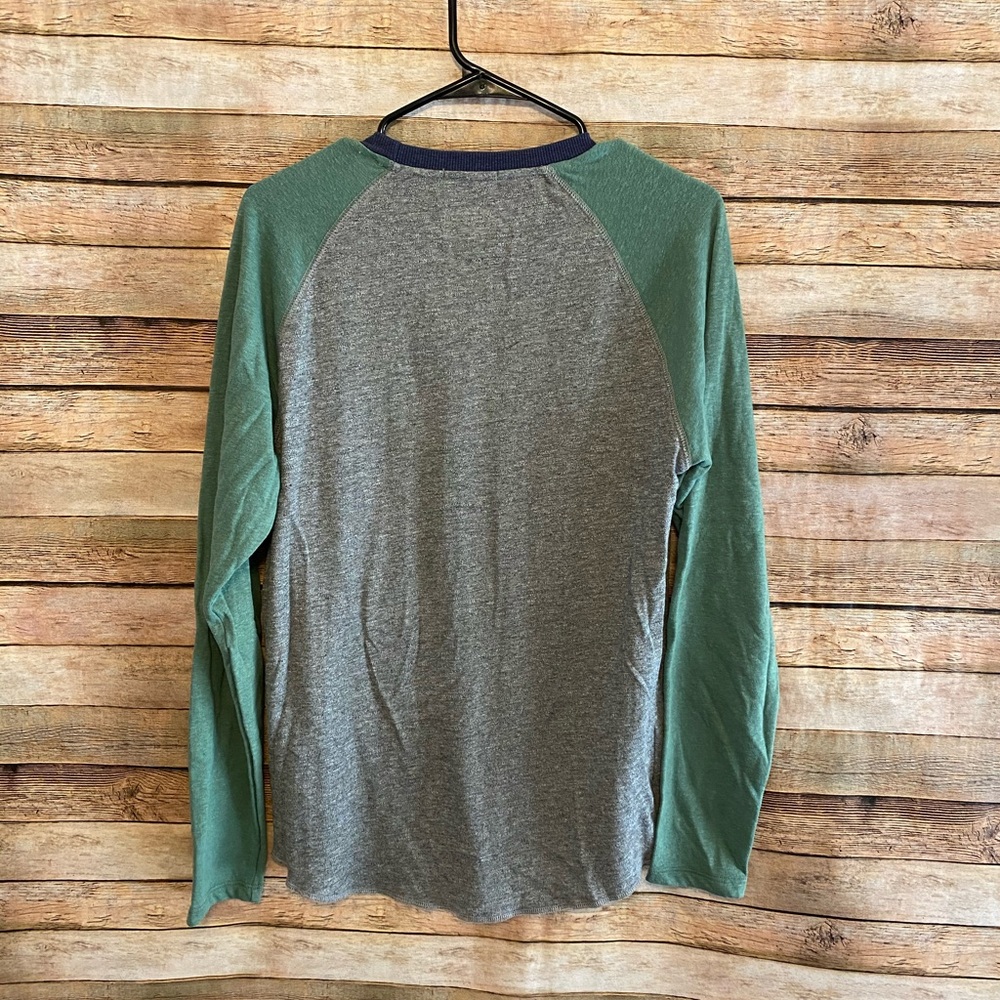 NWOT Marine Layer Double Knit LS Baseball Raglan - Picture 3 of 6